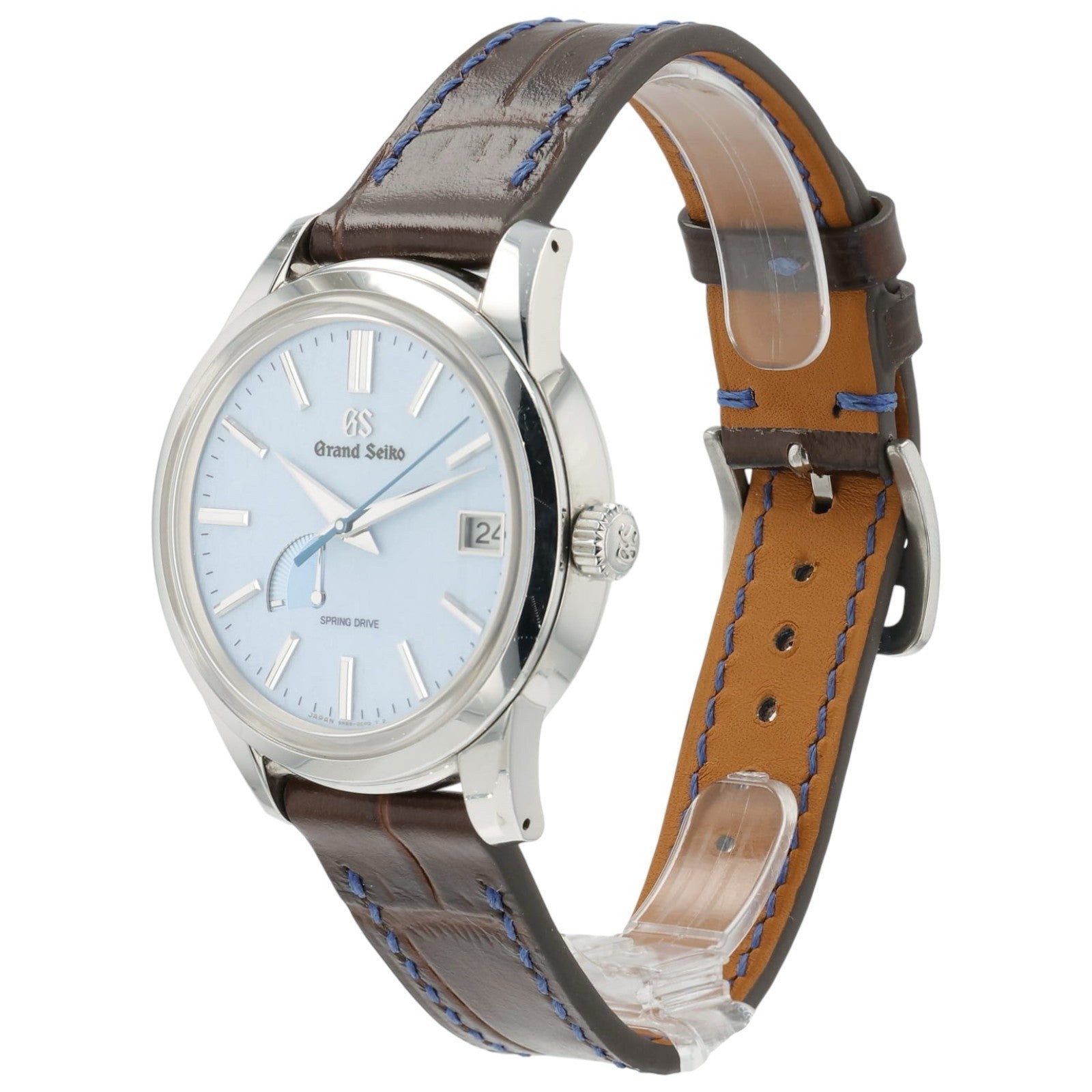 Grand Seiko Elegance Skyflake Blue Dial Steel 40mm Automatic Men’s Watch SBGA407