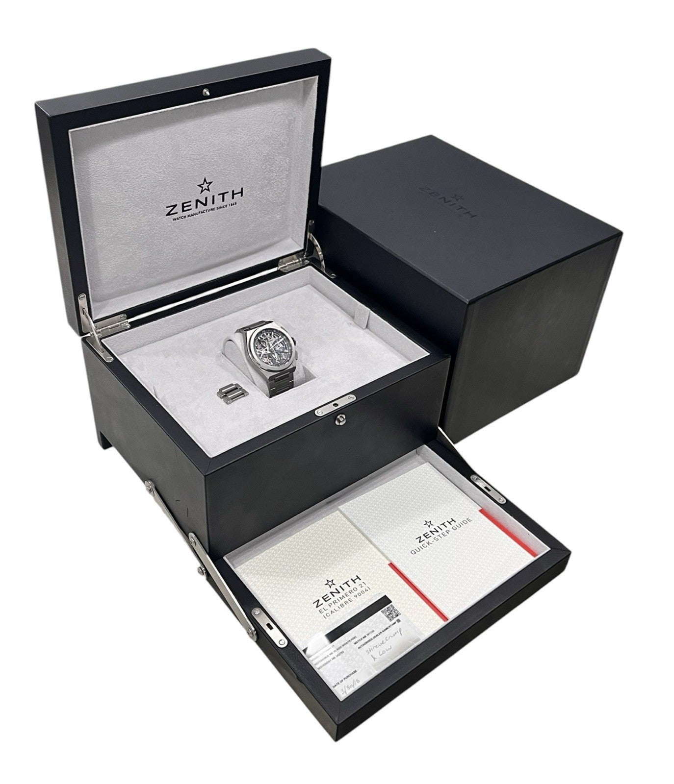 Zenith Defy El Primero Skeleton Dial Titanium 44mm Auto Men’s Watch 95.9000.9004
