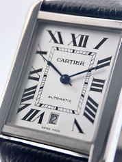 Cartier Tank Solo XL Stainless Steel Silver Dial 31mm Automatic Men’s W5200027