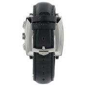 Tag Heuer Monaco Black Dial Stainless Steel 38mm Automatic Mens Watch CS2111