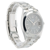 Rolex Datejust Stainless Steel Gray Dial 41mm Automatic Movement Men’s 126300