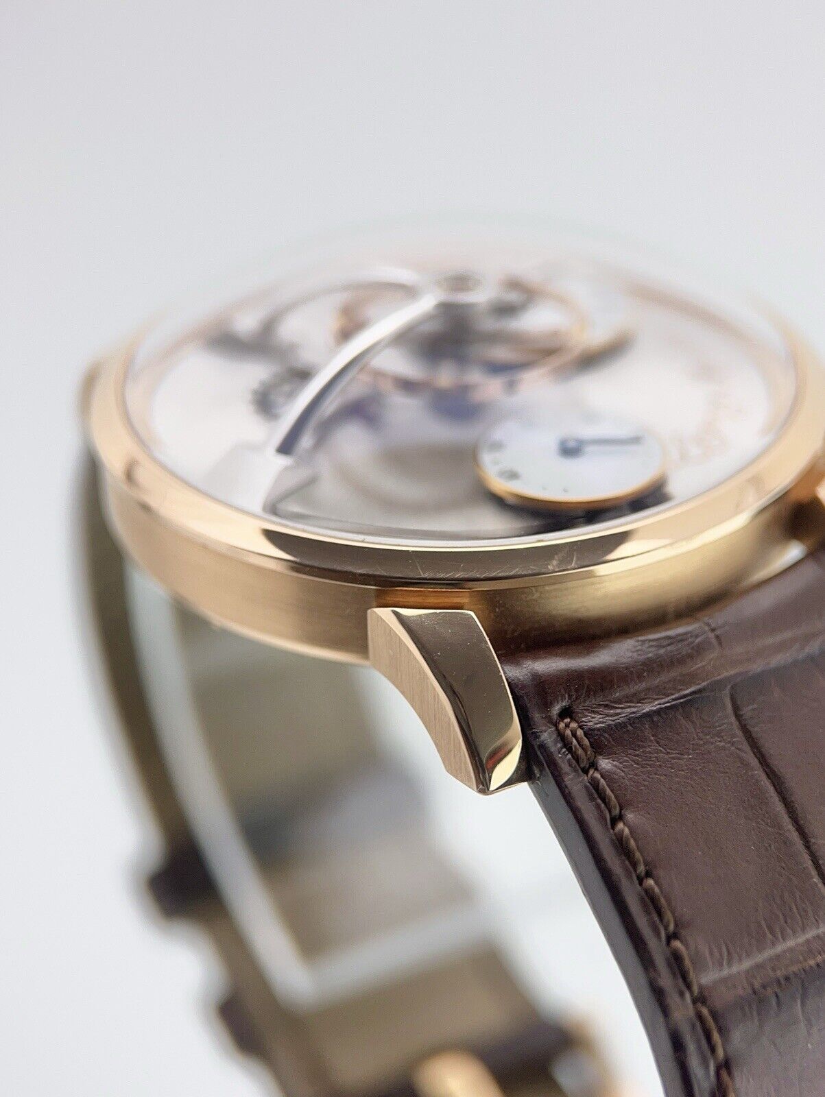 MB&F Legacy Machine 18k Rose Gold 40mm Manual Wind Men’s Watch LM101