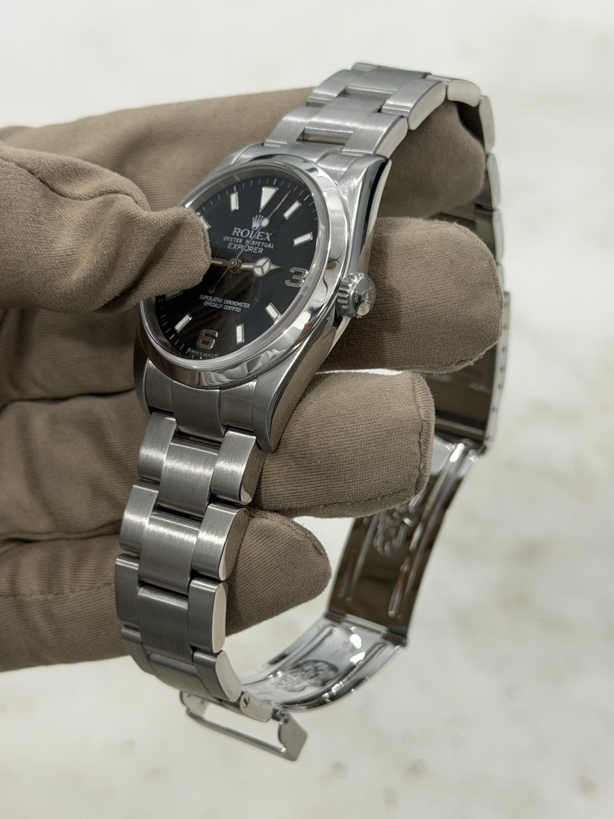 Rolex Explorer Stainless Steel Black Dial 36mm Automatic Mens Watch 114270