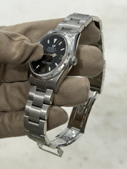 Rolex Explorer Stainless Steel Black Dial 36mm Automatic Mens Watch 114270