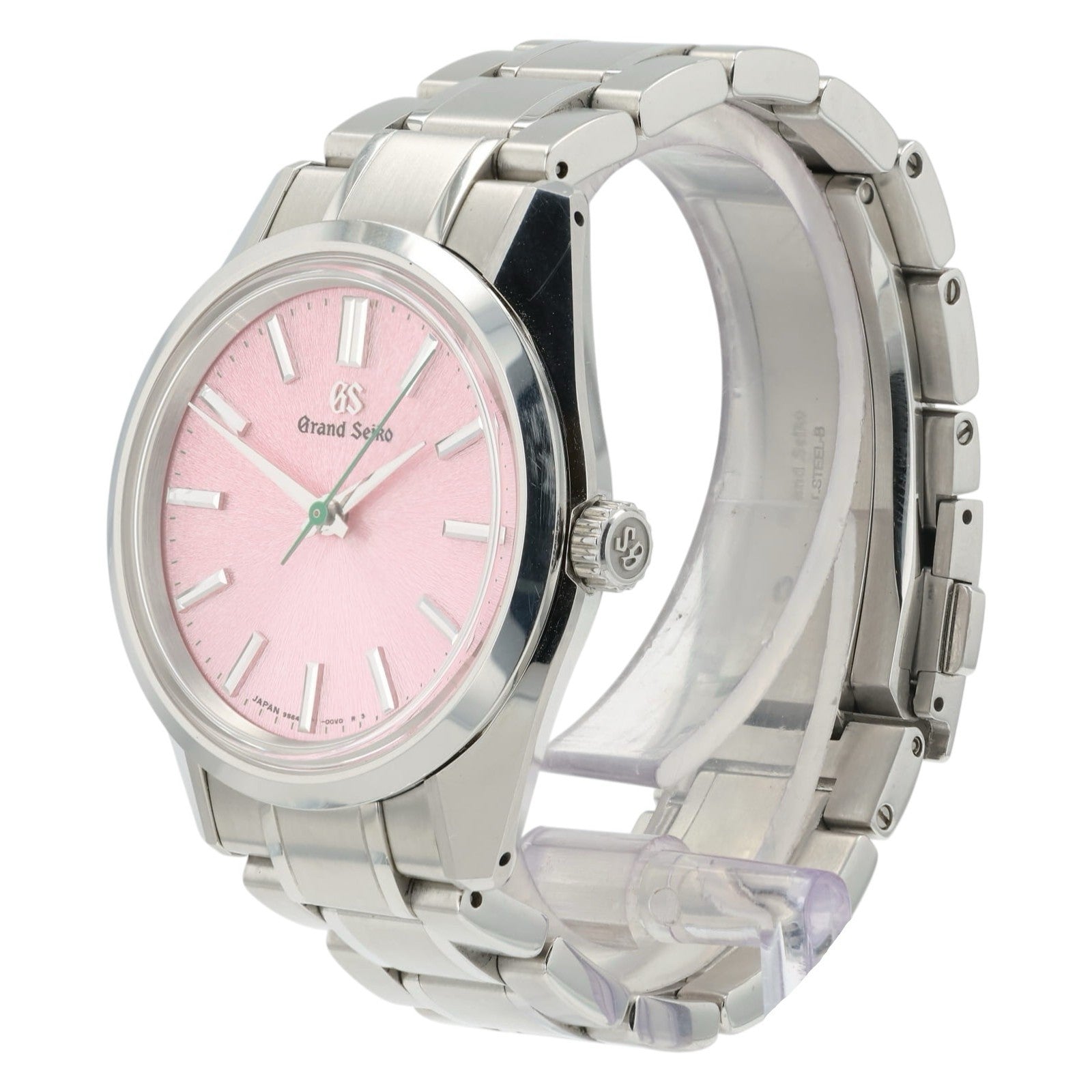 Grand Seiko Heritage Hanami Pink Dial Steel 36mm Manual Wind Men’s Watch SBGW313