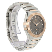 Omega Constellation Brown Dial Rose Gold & Steel 34mm Watch 131.20.34.20.63.001