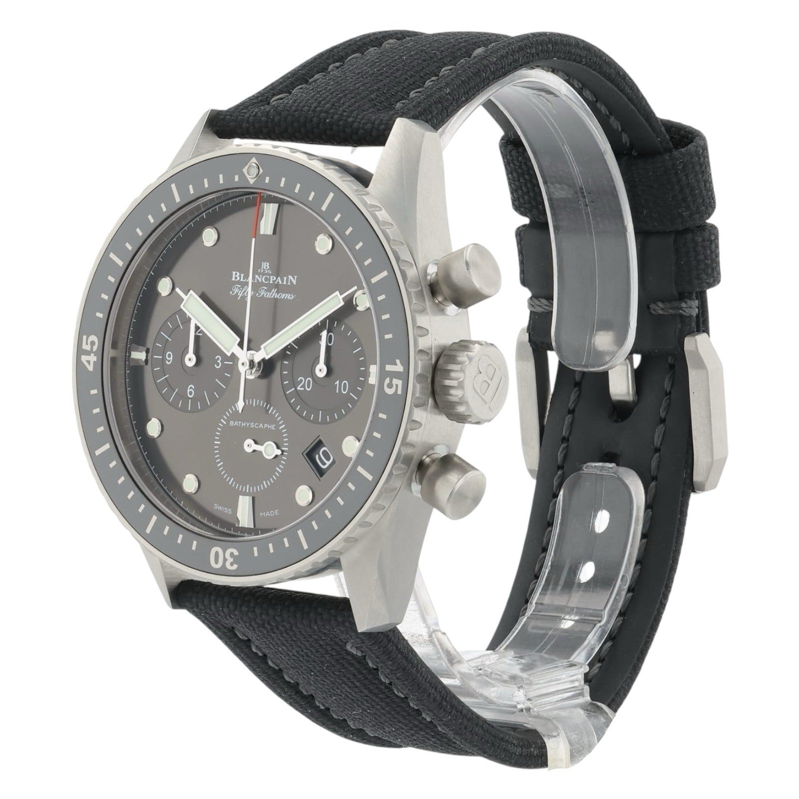2026 NEW Blancpain Fifty Fathoms Steel Grey Dial 43mm Mens Watch 5200 1110 B52A