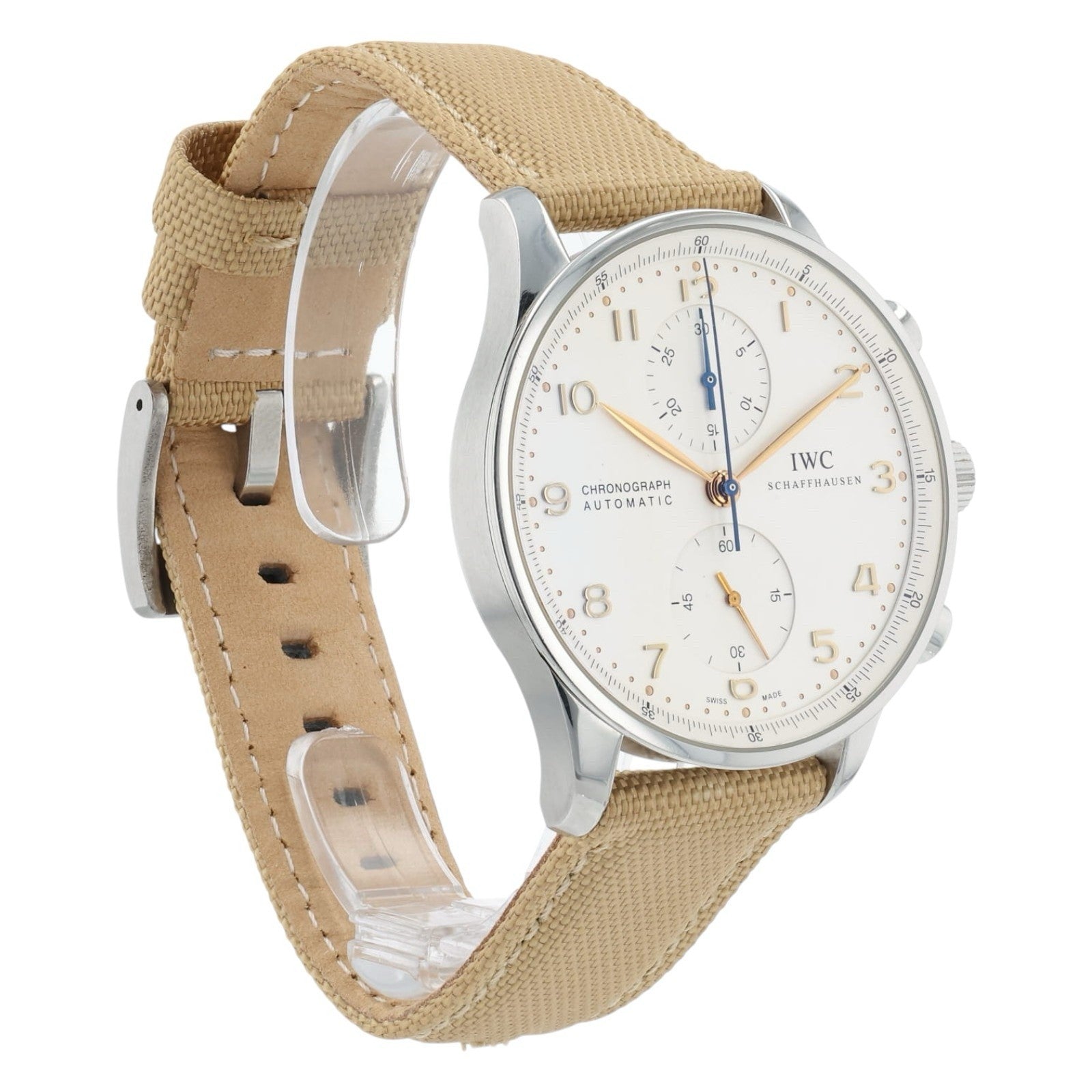 IWC Portuguese Stainless Steel Silver Dial 41mm Automatic Mens Watch IW371404