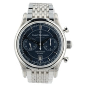 Bucherer Manero Flyback Blue Dial Stainless Steel 43mm Automatic Men’s 10919.08