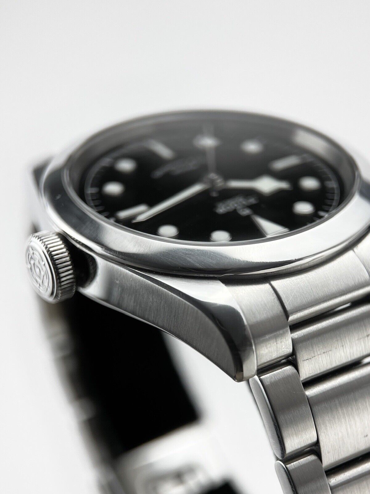 TUDOR Black bay 79540 Black SMILEY Dial Stainless Automatic Men's Watch - B/P