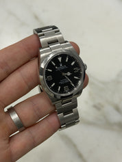 2012 Rolex Explorer  Stainless Steel 39mm MK1 Auto Men’s Watch 214270 W/ Card