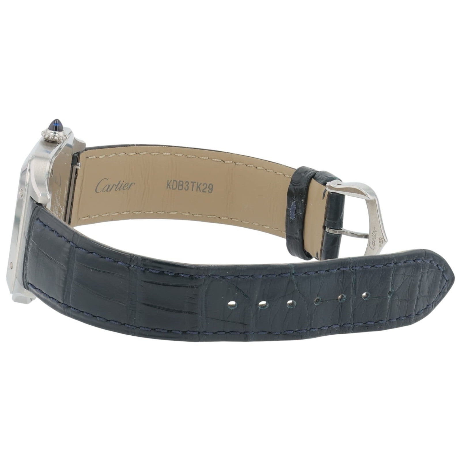 Cartier Santos Dumont Stainless Steel Silver Dial Quartz Men’s Watch WSSA0085