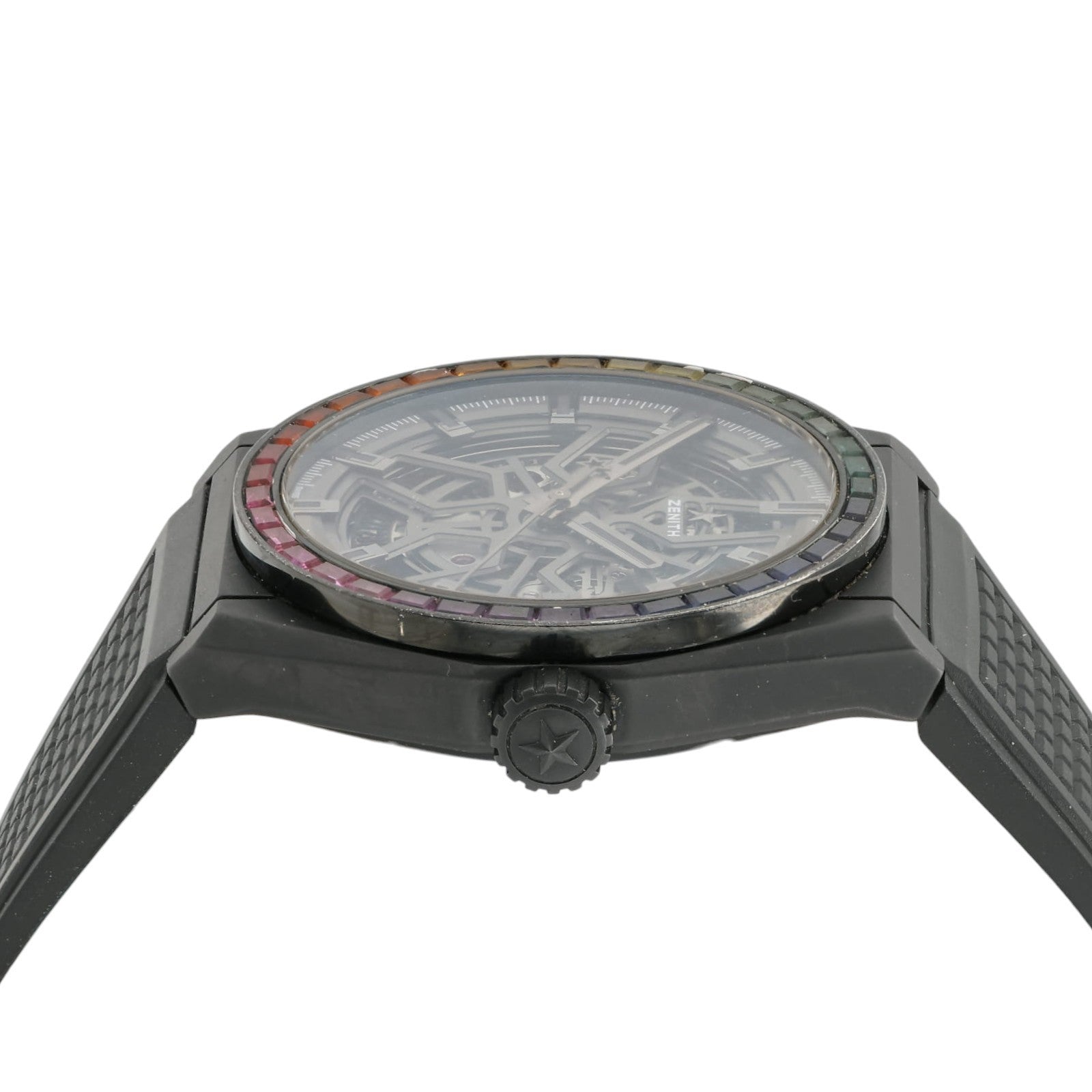Zenith Defy Gray Dial Ceramic 40mm Automatic Movement Mens Watch 49.9000.670