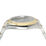 Rolex Datejust Two-Tone Black Dial Gold & Steel 41mm Automatic Mens Watch 116333