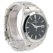 Grand Seiko Heritage Collection Black Dial Steel 37mm Quartz Mens Watch SBGX261G