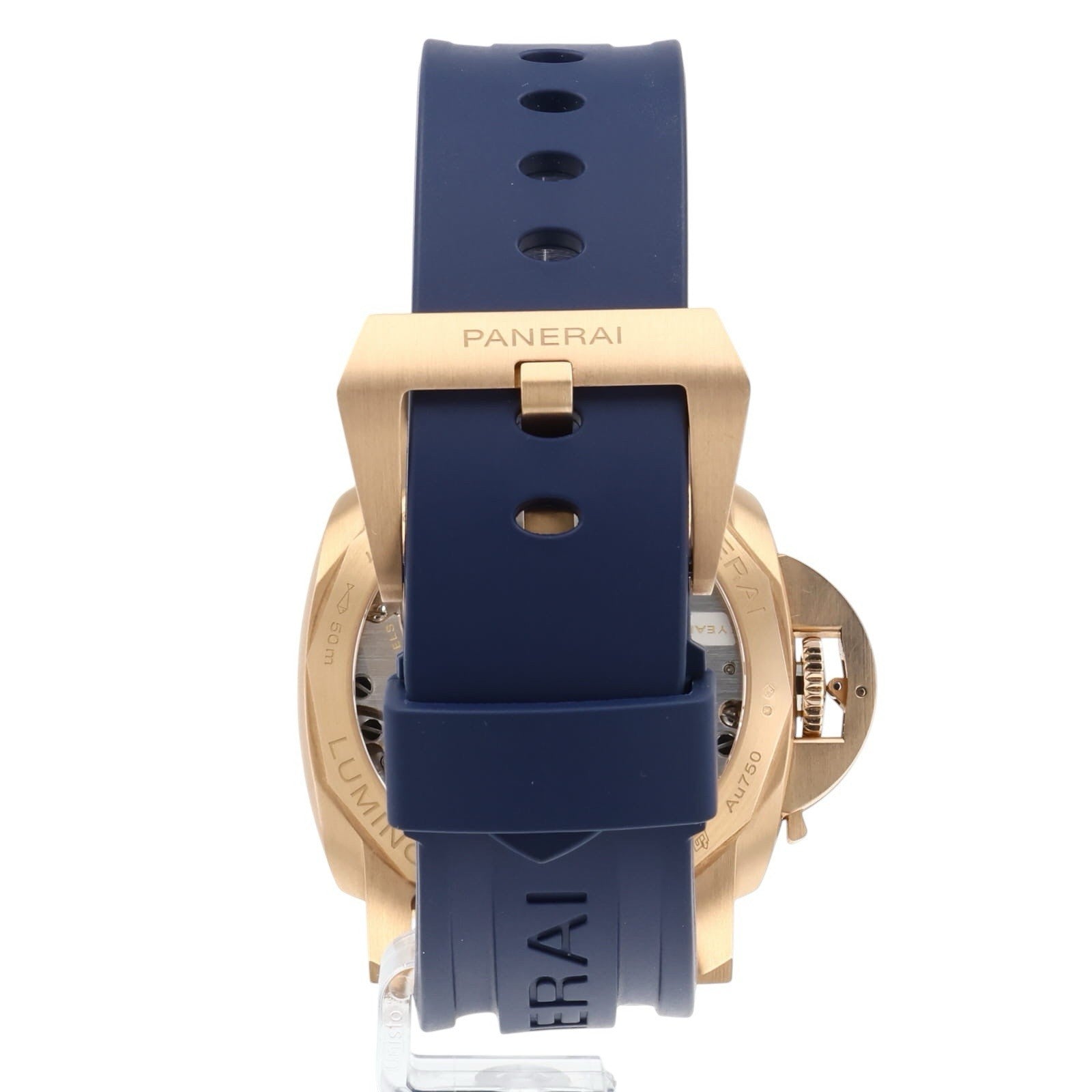 Panerai Luminor Perpetual Calendar Blue Dial Rose Gold 44mm PAM00742 -  Full Set