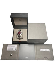 Oris Aquis Date Red Dial Automatic Men’s Watch Factory Diamonds - Box/Papers