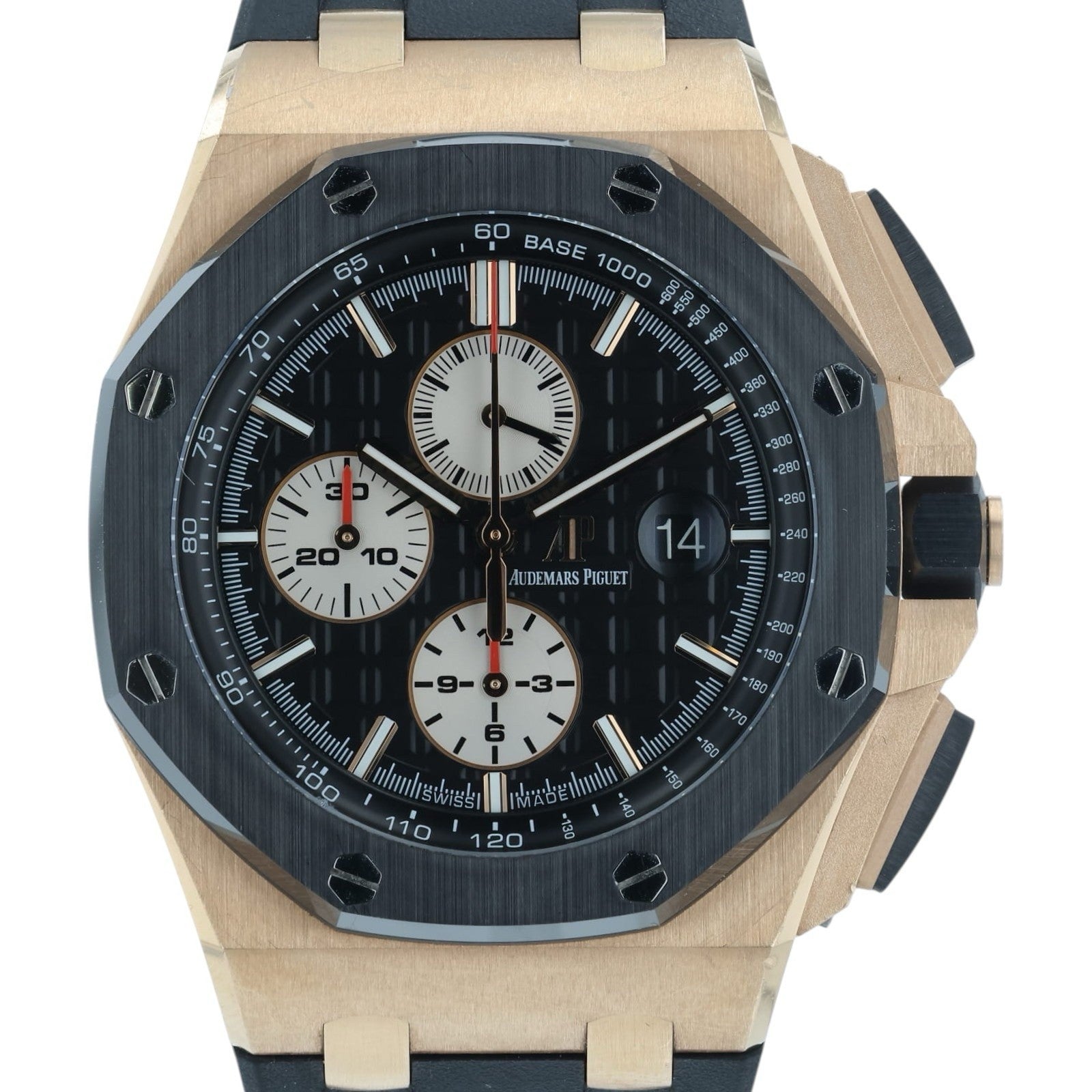Audemars Piguet Royal Oak 18k Rose Gold Black Dial 44mm Automatic Men’s 26401RO