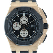 Audemars Piguet Royal Oak 18k Rose Gold Black Dial 44mm Automatic Men’s 26401RO