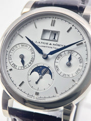 A. Lange Sohne Annual Calendar 18k White Gold Automatic Men’s Watch 330.026