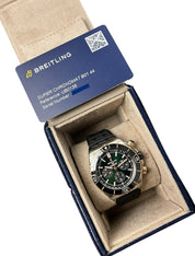 Breitling Chronomat Green Dial 18k Red Gold 44mm Automatic Men’s Watch UB0136