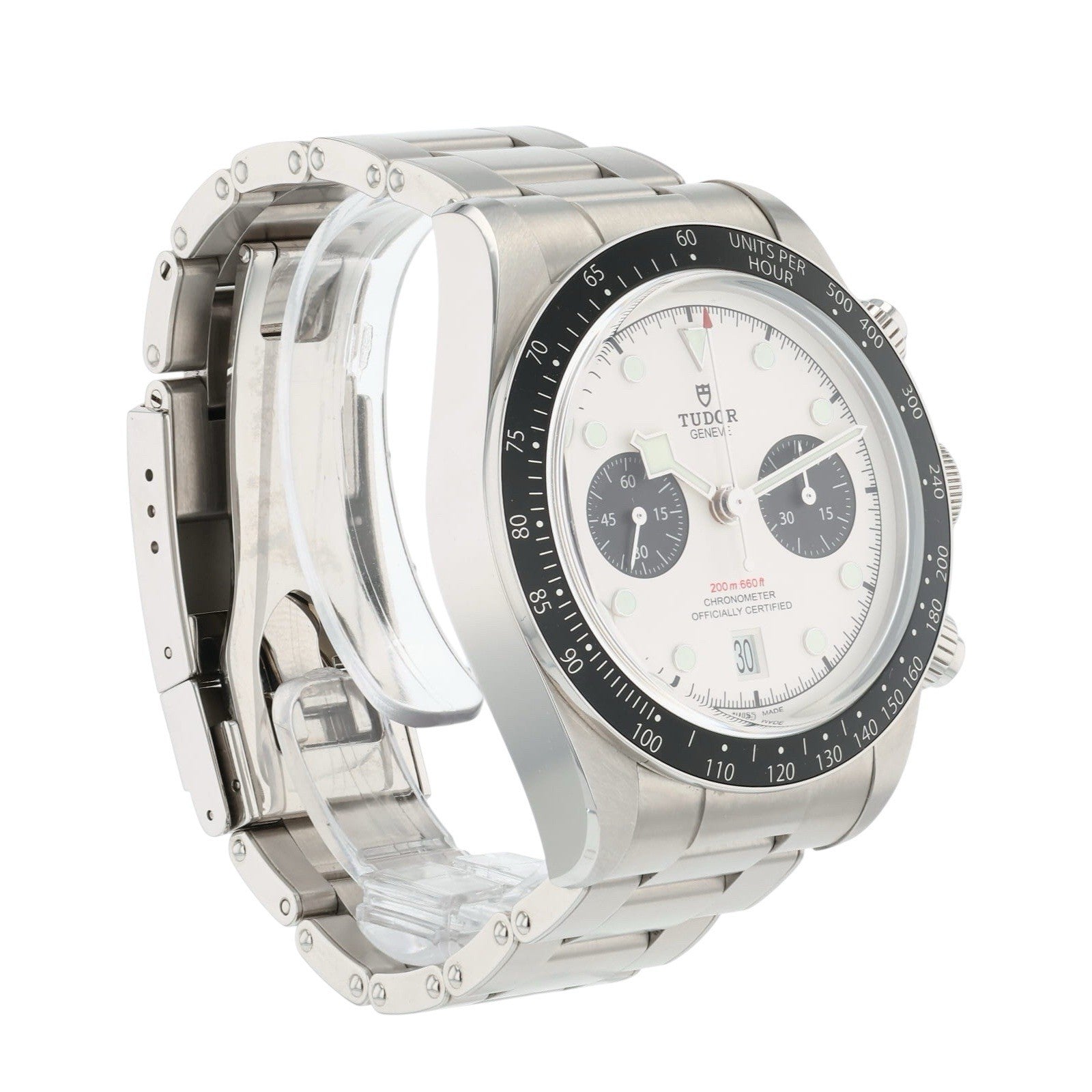 Tudor Black Bay Chrono Stainless Steel White Dial 41mm Automatic Mens 79360N