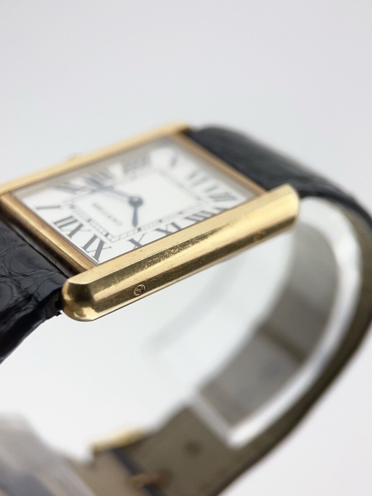 Cartier Tank 18k Yellow Gold and Steel 27mm Quartz Men’s Watch W5200004