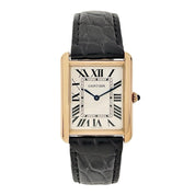 Cartier Tank Solo 18k Yellow Gold and Steel 27mm Quartz Men’s Watch 2742