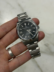 2012 Rolex Explorer  Stainless Steel 39mm MK1 Auto Men’s Watch 214270 W/ Card