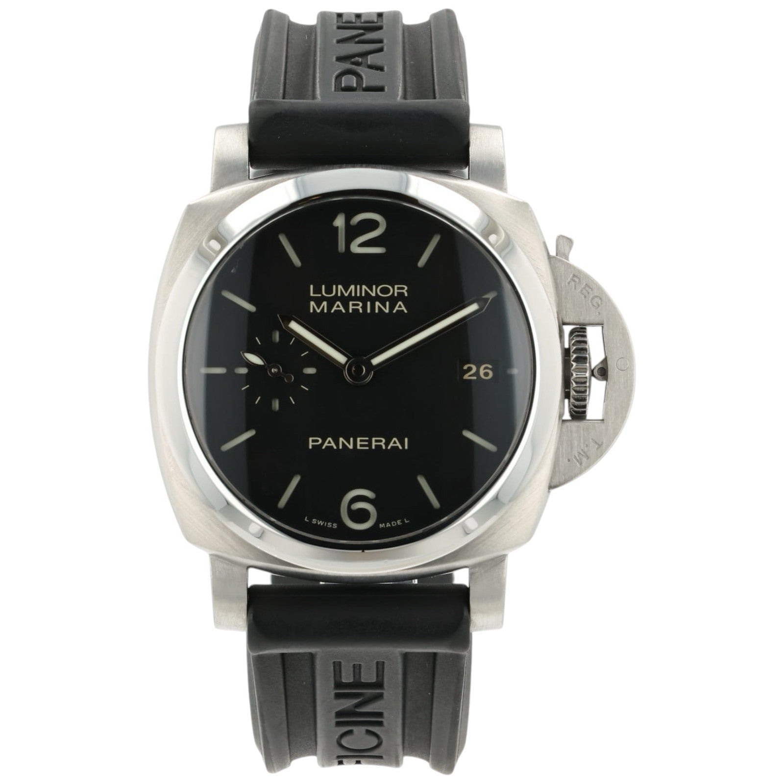 Panerai Luminor Marina Black Dial Stainless Steel 42mm Automatic Mens PAM00392