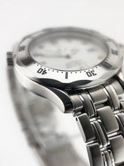 Omega Seamaster Stainless Steel White Dial 36mm Quartz Movement Watch 2562.20