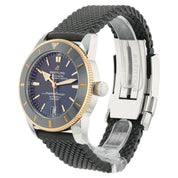 Breitling Superocean Black Dial Gold & Steel 42mm Automatic Men’s Watch UB2010