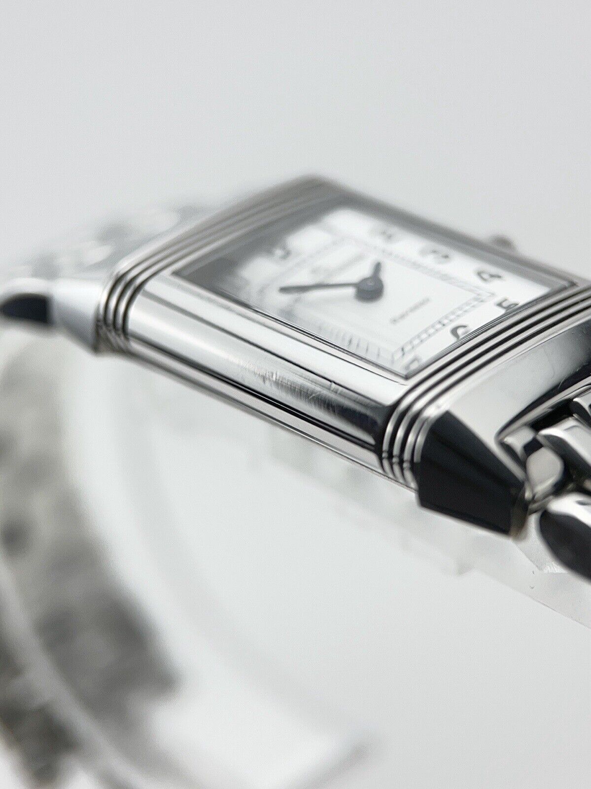 Jaeger LeCoultre Reverso Lady Steel Quartz Women's Watch 260.8.08