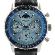 Breitling Navitimer B19 Ice Blue Dial Steel 43mm Automatic Men’s Watch PB1920