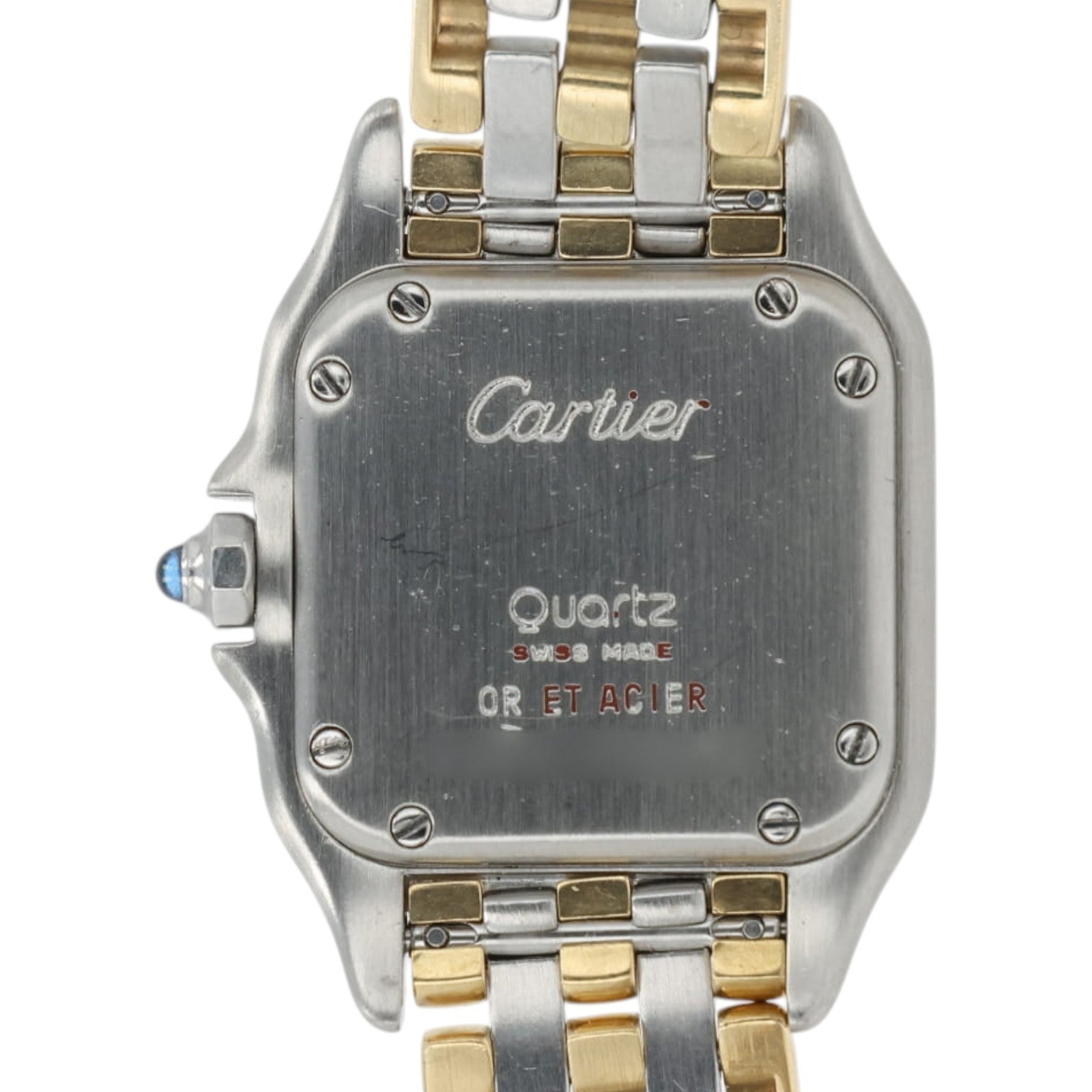 Cartier Panthere Two-Tone Silver Dial Stainless Steel & Gold 22mm Watch 6692