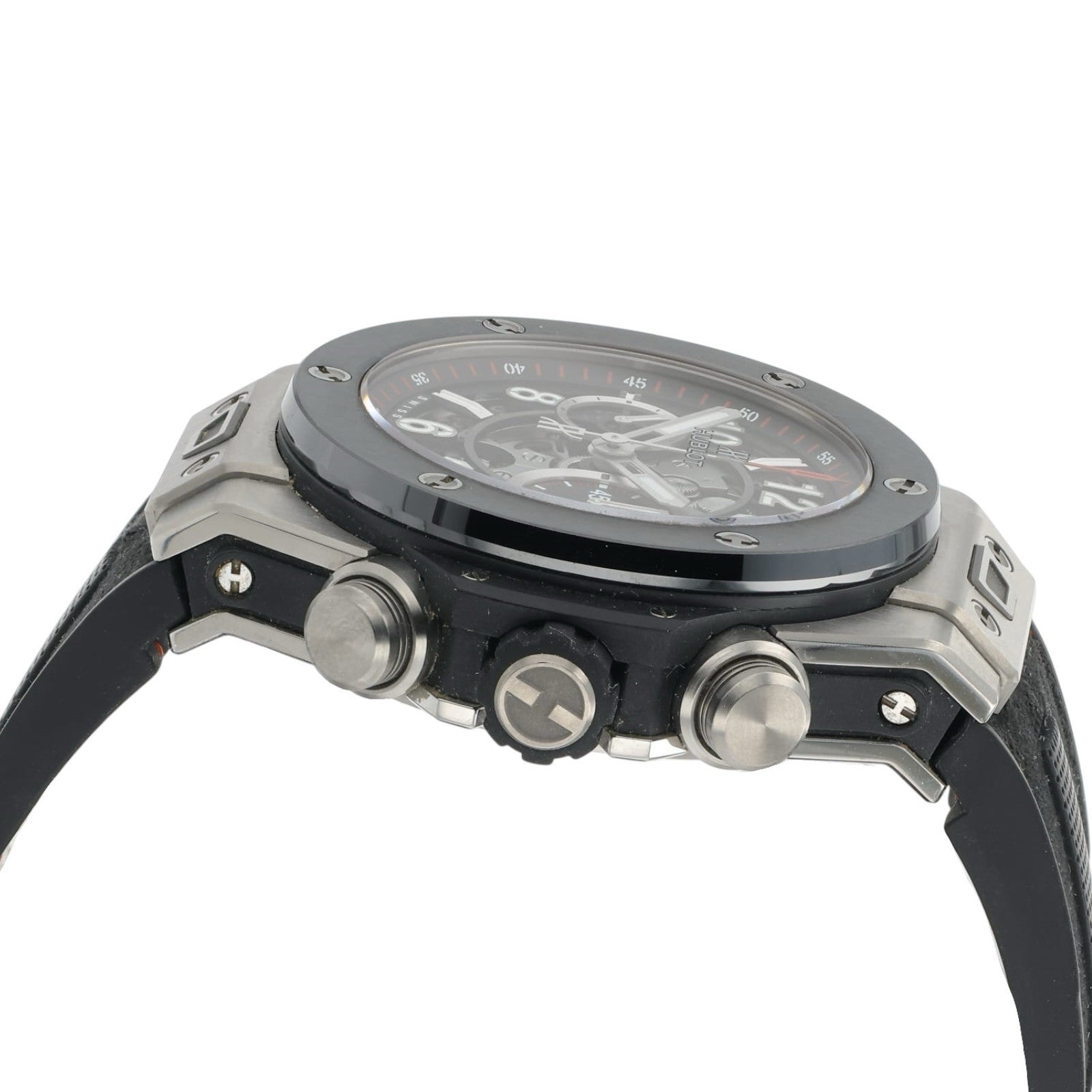 Hublot Big Bang Unico Titanium Skeleton Dial 45mm Automatic Mens 411.NM.1170.RX