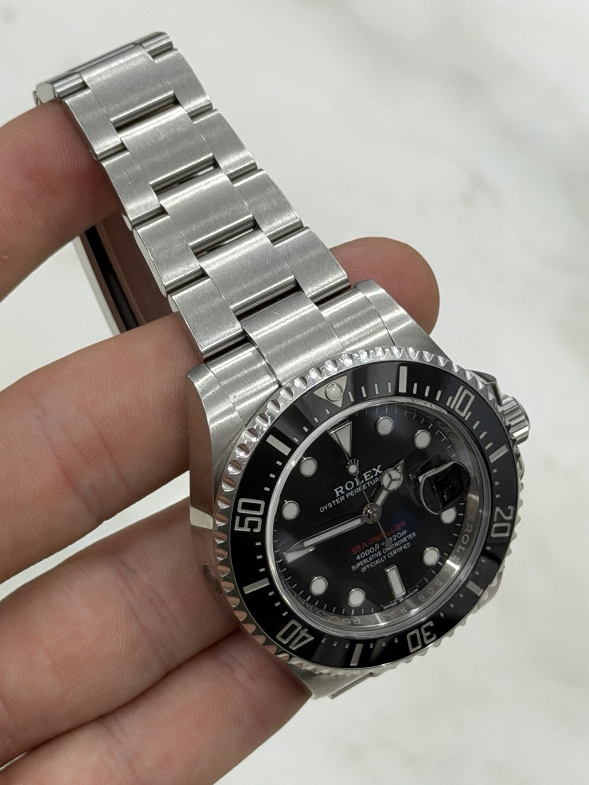 2020 Rolex Red Sea-Dweller 126600 Automatic Oyster 43mm Black Dial Men's Watch