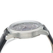 Vulcain Aviator Cricket GMT Steel Black Dial 42mm Manual Wind Watch 100135.2