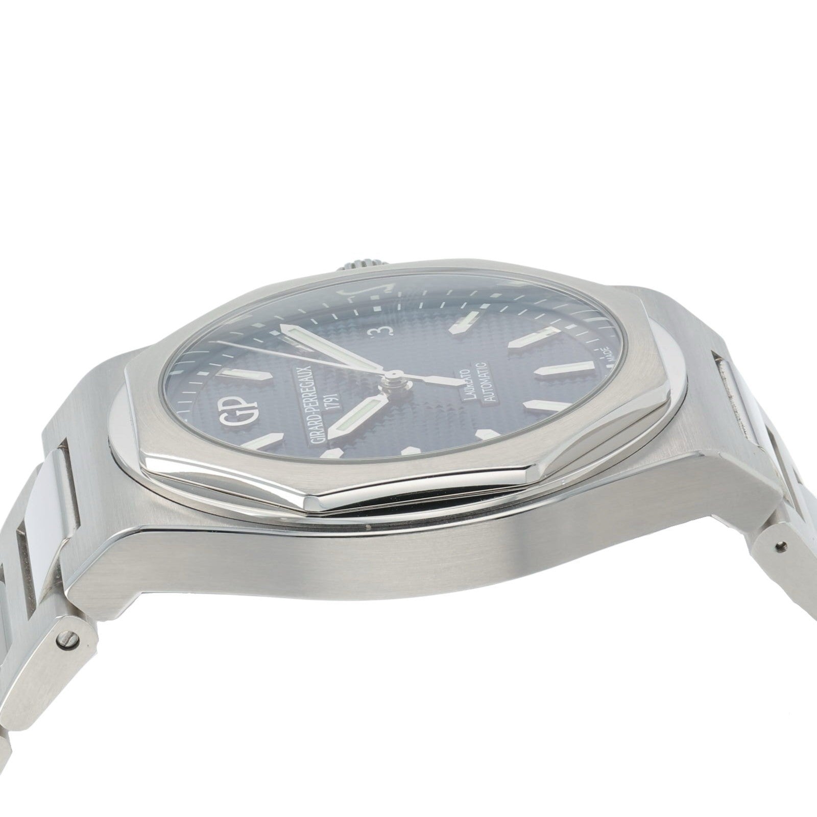 Girard Perregaux Laureato Stainless Steel Blue Dial 42mm Automatic Mens 81010