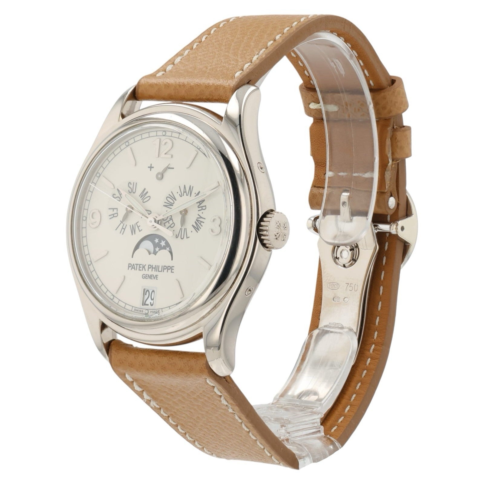 Patek Philippe Complications Annual Calendar Moon Phases Auto 39m Watch 5146G