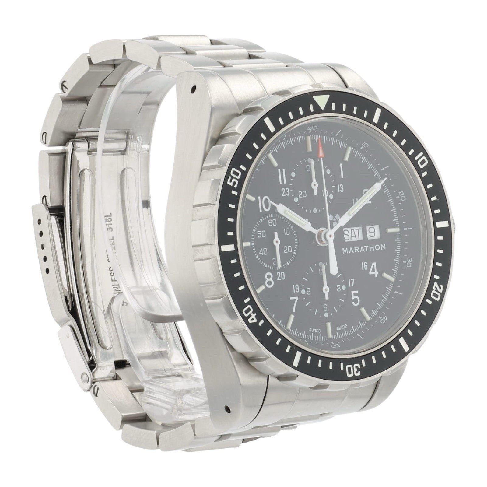 Marathon CSAR Black Dial Stainless Steel 46mm Automatic Men’s 6645-01-544-0408