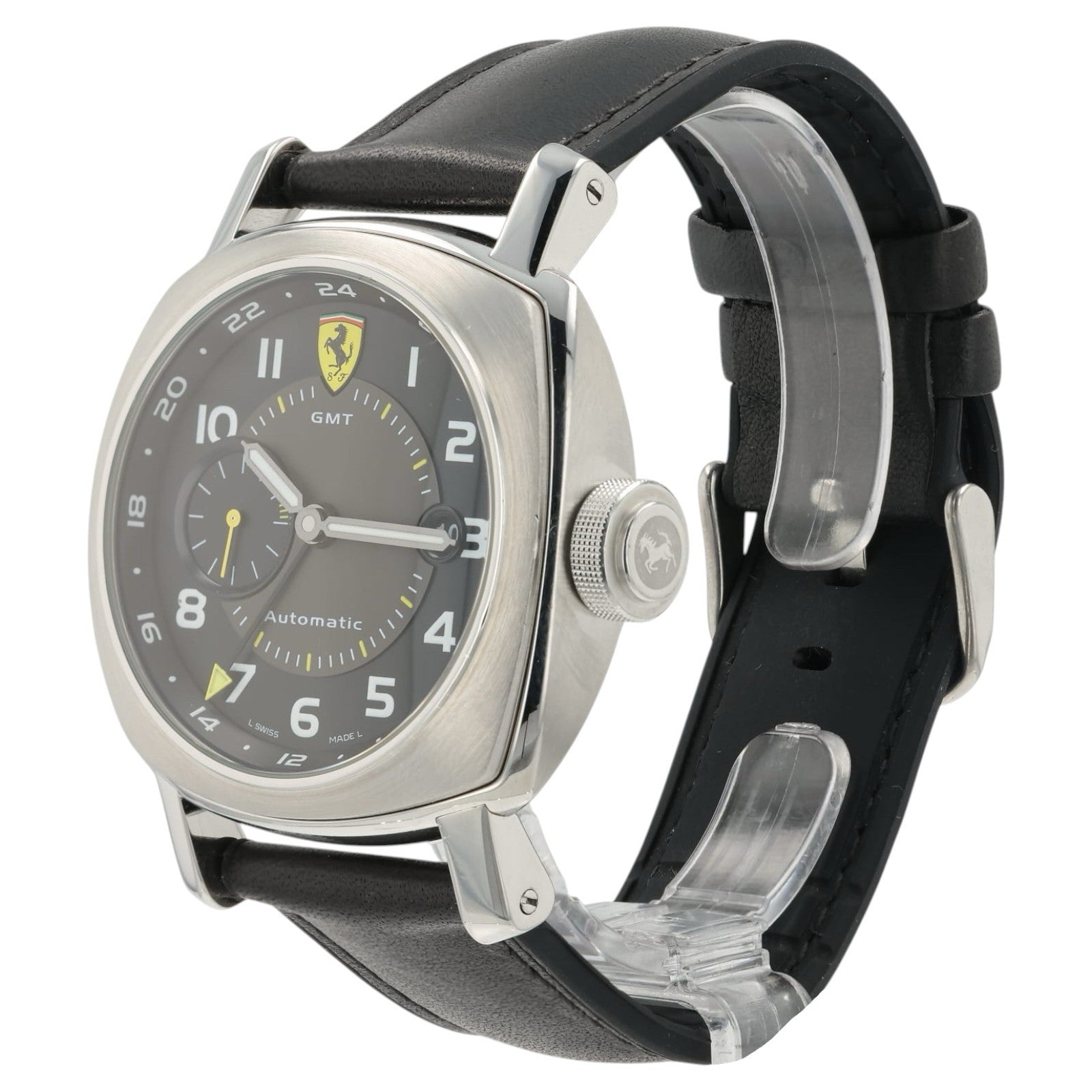 Panerai Ferrari Black Dial Stainless Steel 45mm Automatic Men’s Watch FER00009
