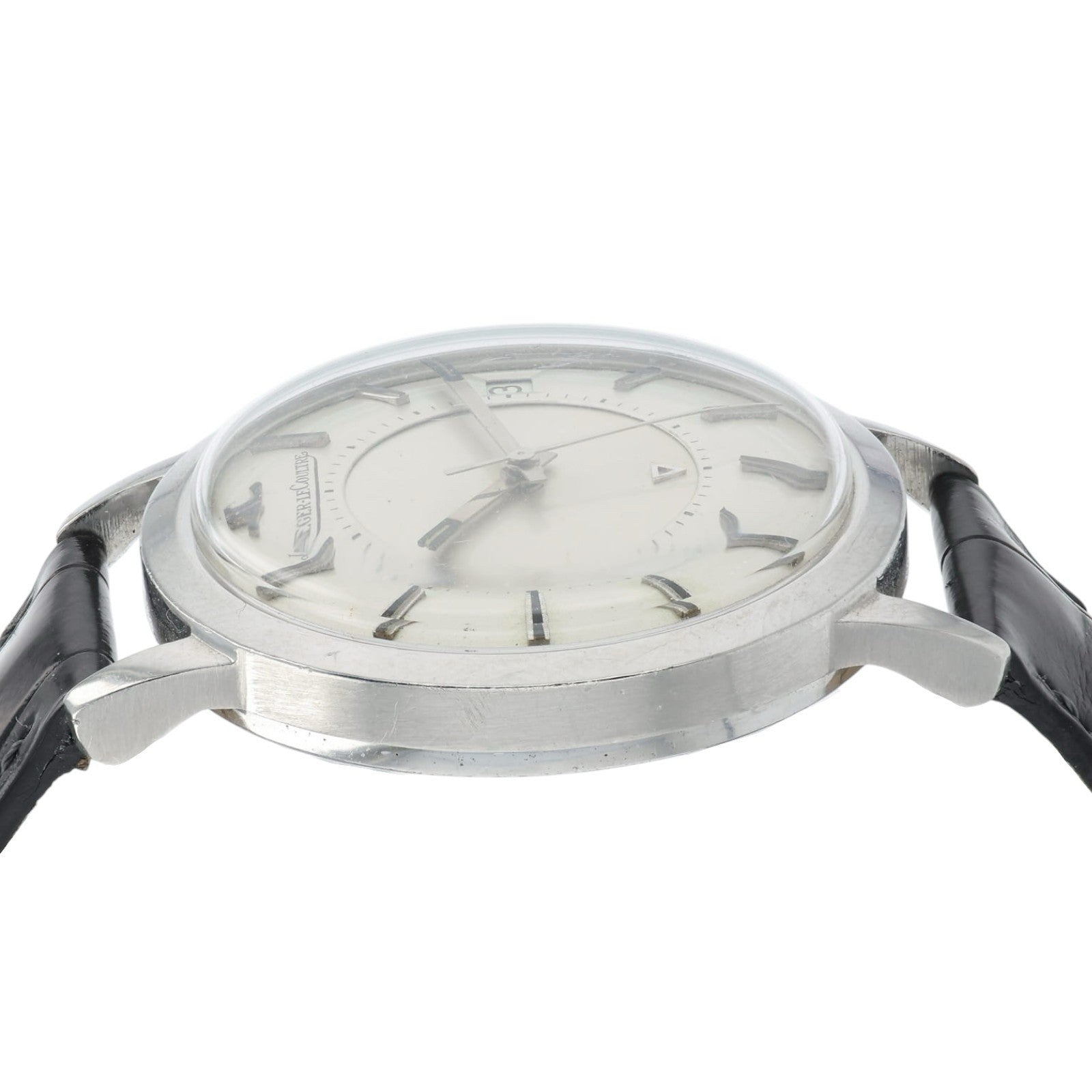 LeCoultre Memovox Silver Dial Stainless Steel 37mm Automatic Movement Mens Watch