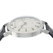LeCoultre Memovox Silver Dial Stainless Steel 37mm Automatic Movement Mens Watch