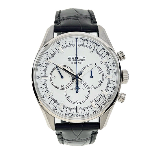 Zenith El Primero Stainless Steel White Dial 42mm Automatic Men’s Watch