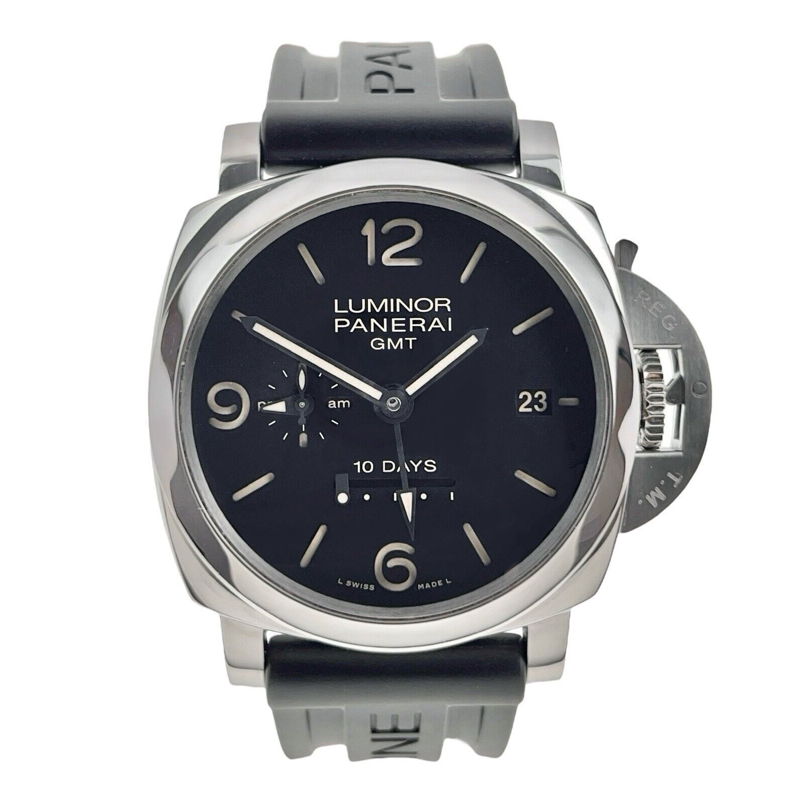 Panerai Luminor 1950 10 Days GMT Steel 44mm Automatic Men’s Watch PAM00533