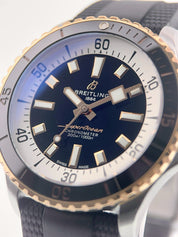 Breitling Superocean Gold & Steel Black Dial 42mm Automatic Men’s Watch U17375
