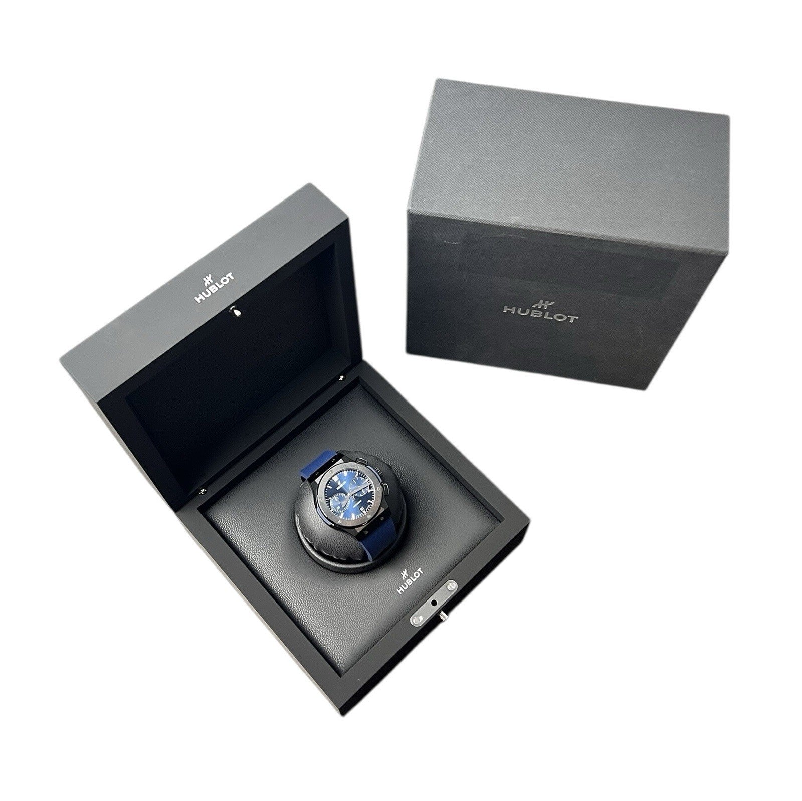 Hublot Classic Fusion Blue Dial Ceramic 45mm Automatic Men’s 521.CM.7170.RX