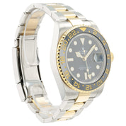 Rolex GMT Master II Gold & Steel Black Dial 40mm Automatic Men’s Watch 116713LN