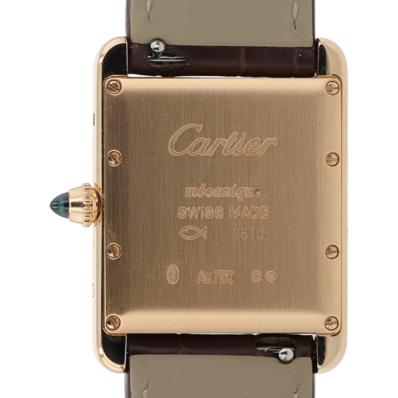 Cartier Tank Louis Cartier 18k Rose Gold Silver Dial 33x25mm Manual WGTA0011